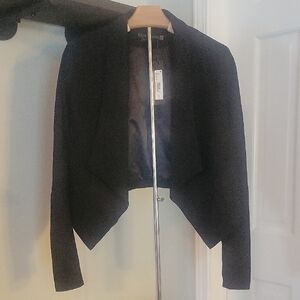 Alice + Olivia Classic Black Suede Jacket